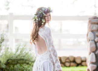 Trendy Wedding Dresses : Pretty Boho Wedding Inspiration | KMH Photography | Paulina Clute Events | Brida…