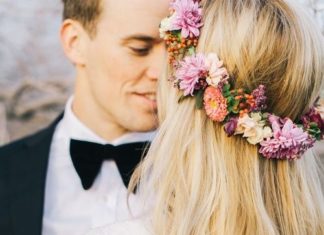 Wedding Hair With Flowers & jewels : Beautiful….