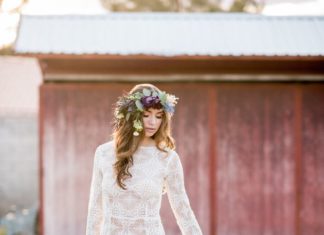 Trendy Wedding Dresses : Pretty Boho Wedding Inspiration | KMH Photography | Paulina Clute Events | Brida…
