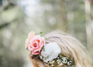 Wedding Hair With Flowers & jewels : flower crown…