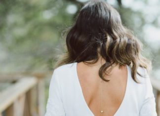 Beautiful Brand Wedding Dresses : A daring crop top wedding dress: Photography: Whitney Kritzfeldt – www.wckphotog…