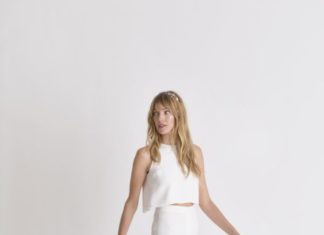 Beautiful Brand Wedding Dresses : Alexandra Grecco wedding jumpsuit: www.stylemepretty……