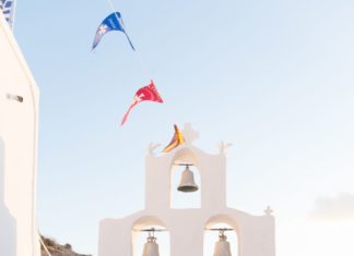 Beautiful Brand Wedding Dresses : An Elegant Santorini Wedding With Magnificent Views: Photography: Phosart…