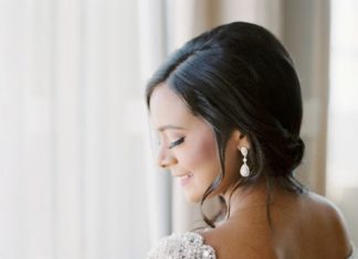Beautiful Brand Wedding Dresses : Beaded Adrianna Papell wedding dress: Beautiful Multi Cultural Dallas Wedding…