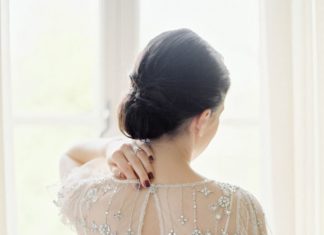 Beautiful Brand Wedding Dresses : Beaded cap sleeve Jenny Packham wedding dress: www.stylemepretty… Photography:…