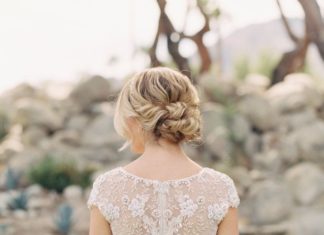Beautiful Brand Wedding Dresses : Beaded cap sleeve wedding dress: www.stylemepretty… Photography: Abby Jiu – ww…