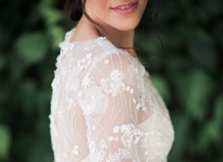 Beautiful Brand Wedding Dresses : Beaded long sleeve wedding dress: Photography: Les Anagnou photographers – www.l…
