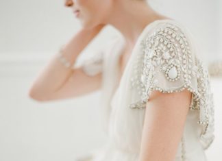 Beautiful Brand Wedding Dresses : Beaded wedding dress: Photographer: Lacie Hansen – laciehansen.com Read More o…