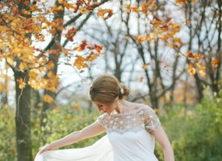 Beautiful Brand Wedding Dresses : Beautiful bedazzled wedding dress: www.stylemepretty… Photography: Woodnote – …