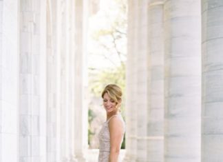 Beautiful Brand Wedding Dresses : Beautiful rose gold wedding dress: www.stylemepretty… Photography: Abby Jiu – …