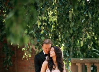 Beautiful Brand Wedding Dresses : Blush mermaid ruffled wedding dress: www.stylemepretty… Photography: Three Nai…