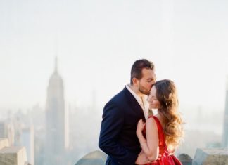Beautiful Brand Wedding Dresses : Bold red wedding dress: Who run the world? These girls….