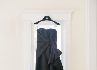 Beautiful Brand Wedding Dresses : Chic black wedding dress: Photography: Sylvie Gil Photography – www.sylviegilpho…