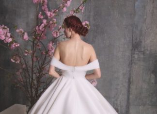 Beautiful Brand Wedding Dresses : Chic off-the-shoulder ballgown: www.stylemepretty……