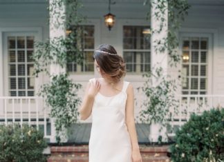 Beautiful Brand Wedding Dresses : Chic sheath wedding dress: Photography : Michael and Carina Photography Read Mor…