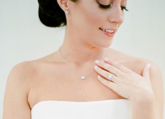 Beautiful Brand Wedding Dresses : Elegant chic wedding dress: Hair + Makeup: The House Of Makeup – www.stylemepret…