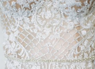 Beautiful Brand Wedding Dresses : Embroidered wedding dress design: www.stylemepretty… Photography: Blaine Siess…