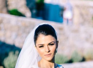 Beautiful Brand Wedding Dresses : Embroidered wedding dress: www.stylemepretty… Photography: Elias Kordelakos – …