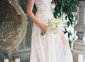 Beautiful Brand Wedding Dresses : Embroidered wedding gown: www.stylemepretty… Photography: CLY by Matthew – www…