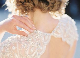 Beautiful Brand Wedding Dresses : Fashion peekaboo back wedding dress: www.stylemepretty… Photography: Sposto – …