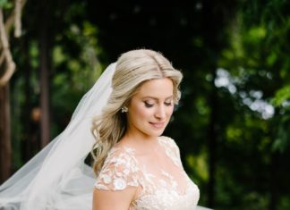 Beautiful Brand Wedding Dresses : Glam wedding: Floral Design: D&D Floral Designs – www.stylemepretty… Wedding D…