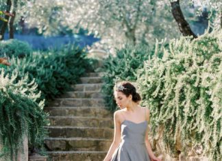 Beautiful Brand Wedding Dresses : Gray elegant wedding dress: Wedding Dress: Bluebells Bridal Couture – www.instag…