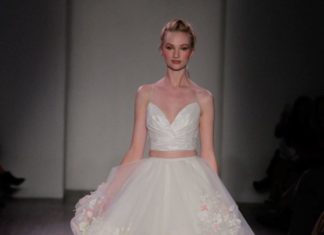 Beautiful Brand Wedding Dresses : Hayley Paige two piece gown: Photography: JLM Couture…