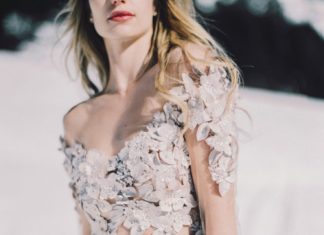 Beautiful Brand Wedding Dresses : Jaw-dropping flower petaled embellished wedding dress: Wedding Dress: Mery’s Cou…