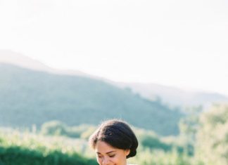 Beautiful Brand Wedding Dresses : Lace butterfly sleeve wedding dress: www.stylemepretty… Photography: Kristina …