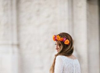 Beautiful Brand Wedding Dresses : Lace long sleeve button up wedding dress: www.stylemepretty… Photography: Petu…