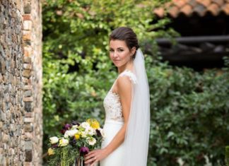 Beautiful Brand Wedding Dresses : Lace Pronovias wedding dress: www.stylemepretty… Photography: Elizabeth Lloyd …