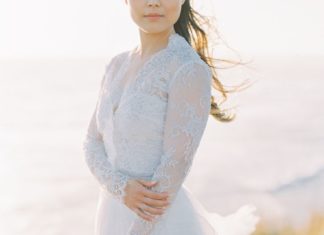 Beautiful Brand Wedding Dresses : Long sleeve lace wedding dress: Photography: Sally Pinera – sallypinera.com Re…