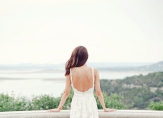 Beautiful Brand Wedding Dresses : Low back wedding dress: Photography: Nichols – www.jnicholsphoto……