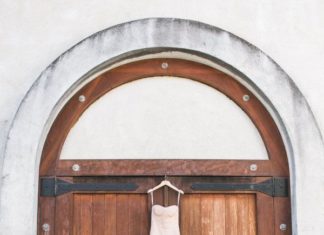 Beautiful Brand Wedding Dresses : Mermaid ruffled blush wedding dress: www.stylemepretty… Photography: Jasmine L…
