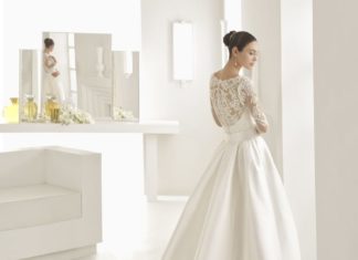 Beautiful Brand Wedding Dresses : NYC brides, these stunning back details will make him swoon. Don’t miss Designer…
