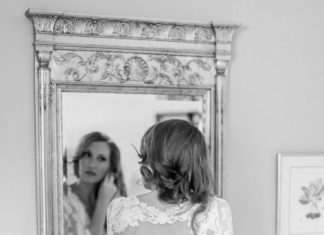 Beautiful Brand Wedding Dresses : Open back wedding gown: Wedding Dress: Olvi’s – www.stylemepretty… Photography…