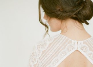 Beautiful Brand Wedding Dresses : Peekaboo back wedding dress: Dress: The White Peony – www.stylemepretty… Photo…