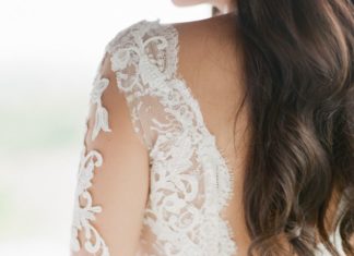 Beautiful Brand Wedding Dresses : Plunging backless wedding dress: www.stylemepretty… Photography: Vasia – www.v…