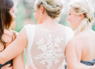 Beautiful Brand Wedding Dresses : Pretty lace back wedding dress: www.stylemepretty… Photography: Jordan Brittle…