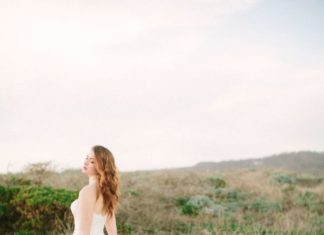 Beautiful Brand Wedding Dresses : Romantic long train wedding dress: Photography: This Love of Yours – thisloveofy…