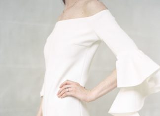 Beautiful Brand Wedding Dresses : Statement ruffled long sleeve: Photography: Taralynn – taralynnlawton.com/…