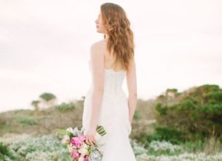 Beautiful Brand Wedding Dresses : Strapless fit and flare wedding gown: www.stylemepretty… Photography: This Lov…