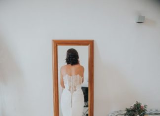 Beautiful Brand Wedding Dresses : Strapless lace Inbal Dror wedding gown with long train: Photography : Sodapop Ph…