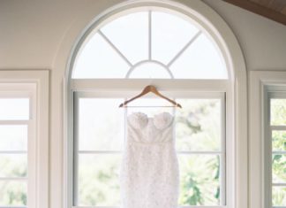 Beautiful Brand Wedding Dresses : Strapless lace wedding dress: Photography: Katie Grant Photography – www.katiegr…