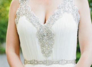 Beautiful Brand Wedding Dresses : Stunning beaded wedding dress: www.stylemepretty… Photography: One Love – www….