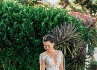 Beautiful Brand Wedding Dresses : Stunning embroidered Berta wedding dress: www.stylemepretty… Photography: Jere…