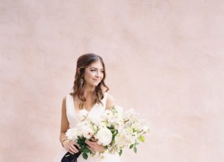 Beautiful Brand Wedding Dresses : Tulle A-line wedding dress: www.stylemepretty… Photography: Ashley Kelemen – a…