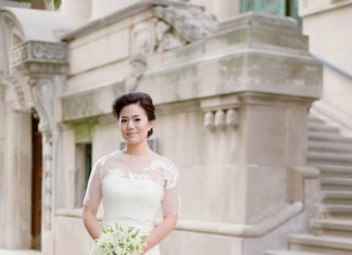 Beautiful Brand Wedding Dresses : Vera Wang wedding dress: A Glamorous Meets Classic Wedding in Chicago…