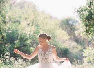 Beautiful Brand Wedding Dresses : You can never go wrong with a Hayley Paige wedding dress: White-on-White Wedding…