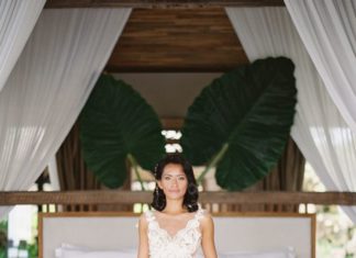 Beautiful Brand Wedding Dresses : Your style guide to a tropical chic wedding: www.stylemepretty… Photography: O…